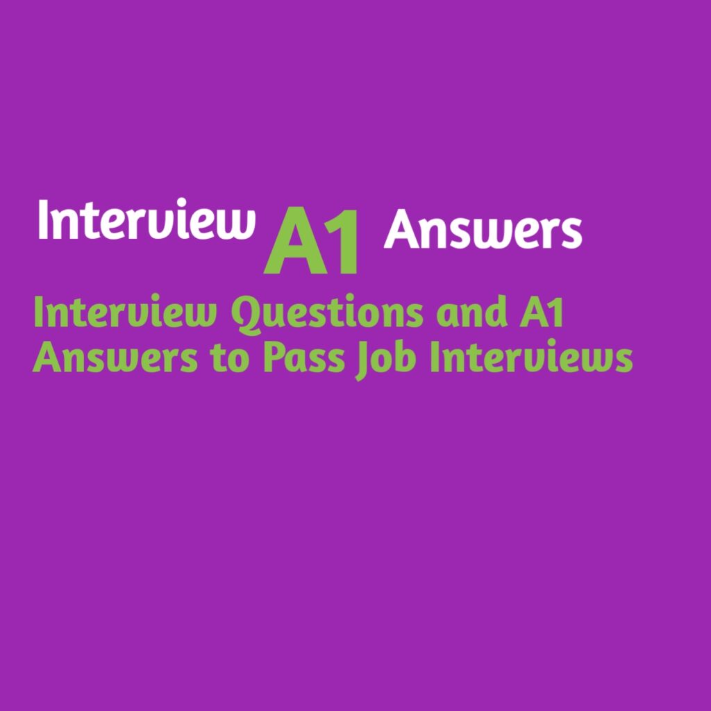 interview questions and A1 answers