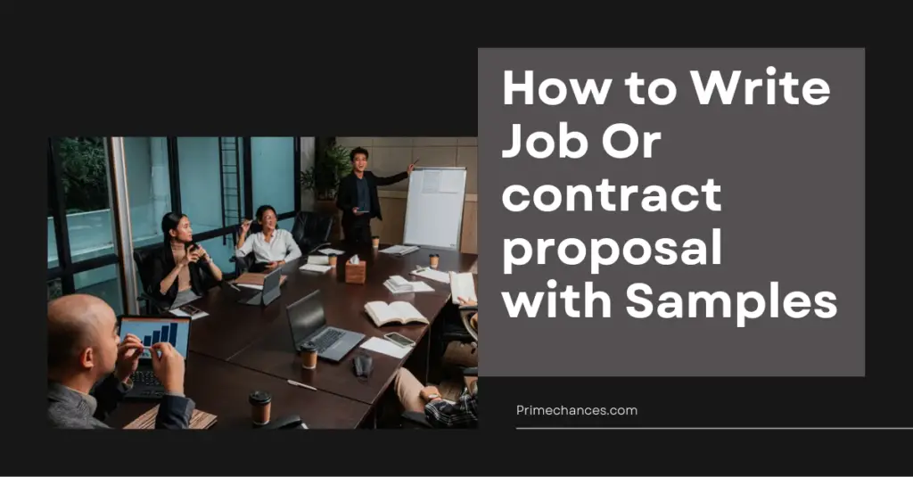 How to write Job/contract proposal