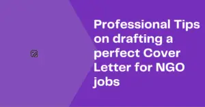 Professional tips to draft a cover letter